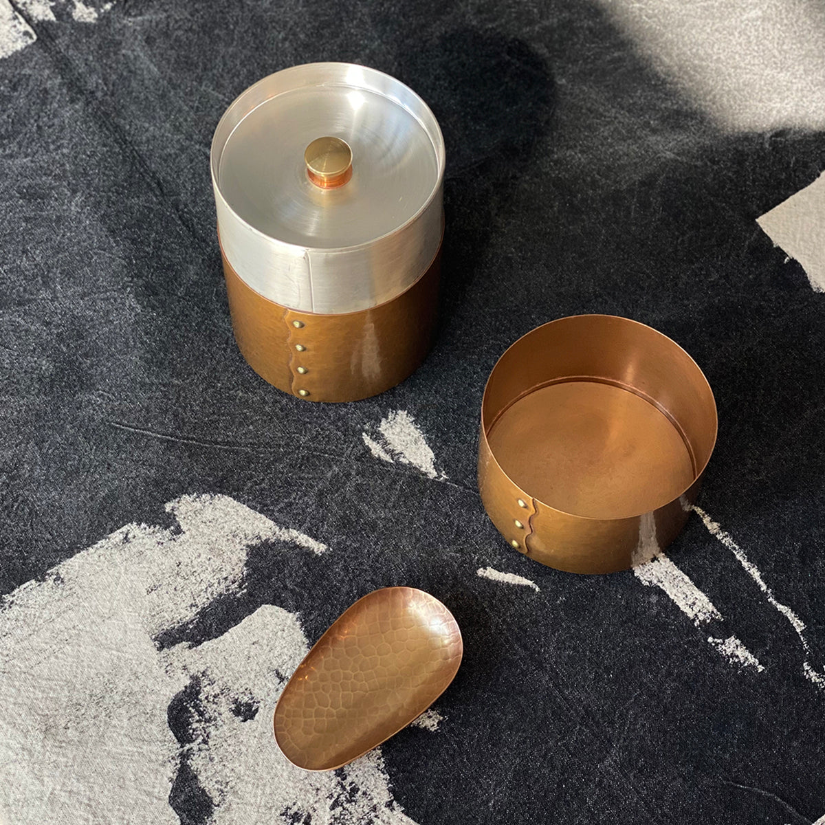 Tea Dealers | Japanese Hand-Hammered Copper Tea Caddy | Exclusive