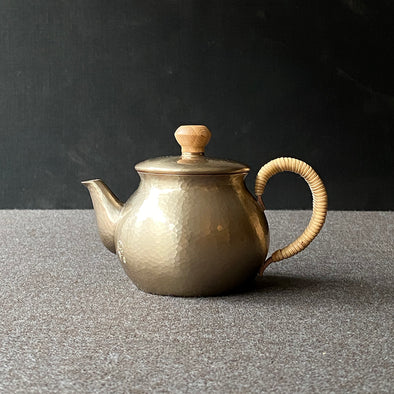 Hand-hammered Copper Teapot 200ml Silver