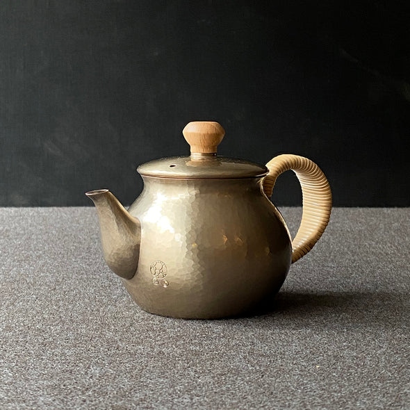 Hand-hammered Copper Teapot 200ml Silver