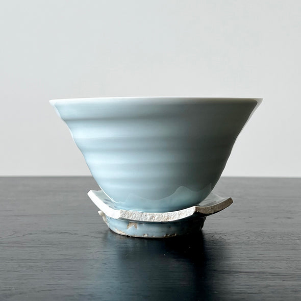 Porcelain Chawan and Saucer "REBORN" H