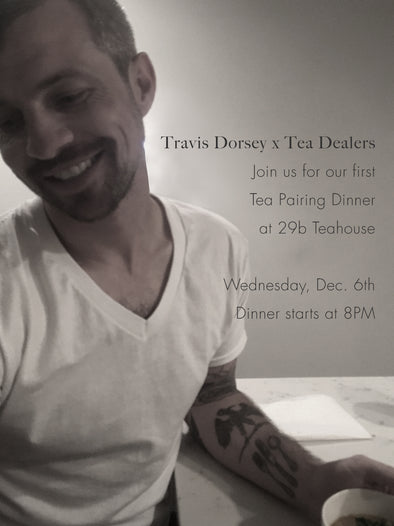 Tea Pairing Dinner Wednesday, December 6th