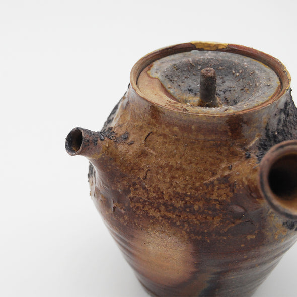 Bizen Yohen Kinsai Kyusu Teapot #241023