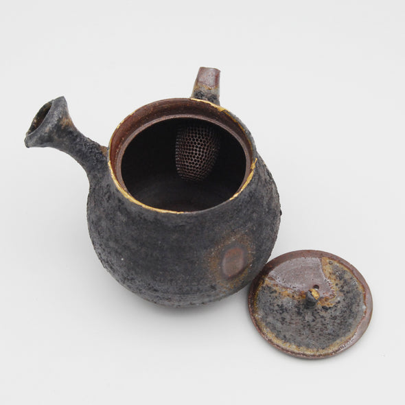 Bizen Yohen Kinsai Kyusu Teapot #241026