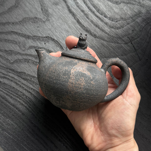 Mangan Cat Teapot #7