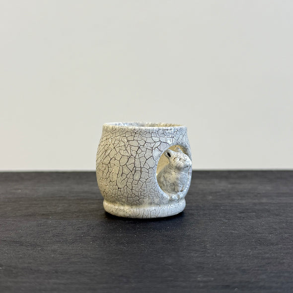 Kohiki Rabbit Futaoki Lid Rest #15a