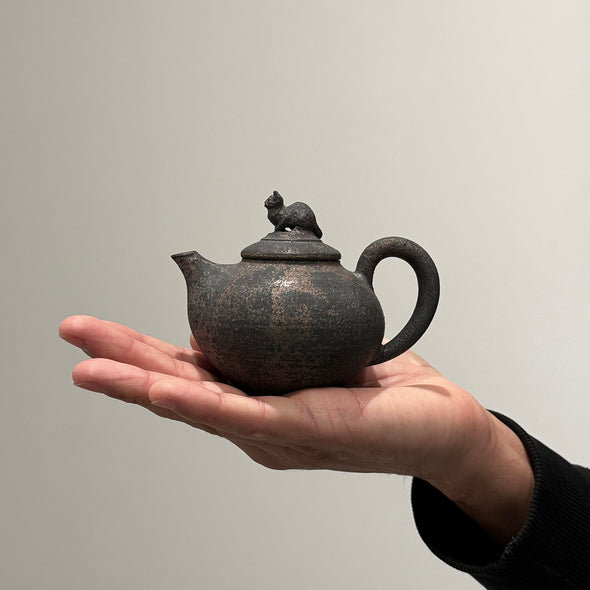 Mangan Cat Teapot #7