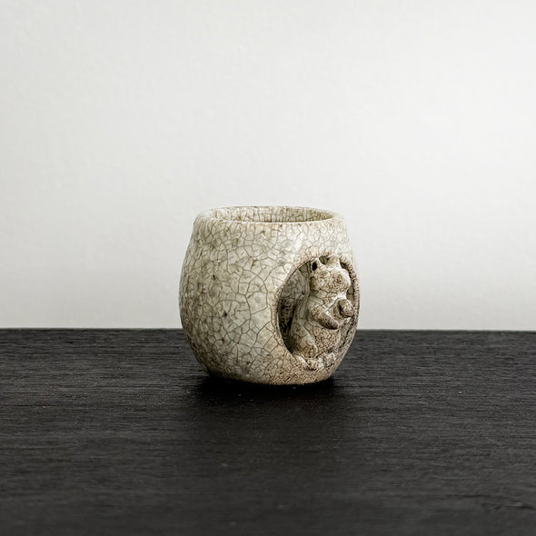 Kohiki Squirrel Futaoki Lid Rest #15c