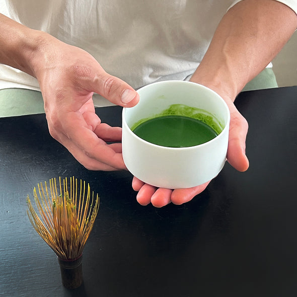 Chawan Tea Bowl Matte Blanc KAKU