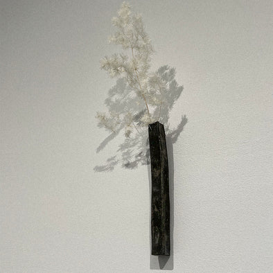 Antiqued Pewter Hanging Vase Kake Hanaire
