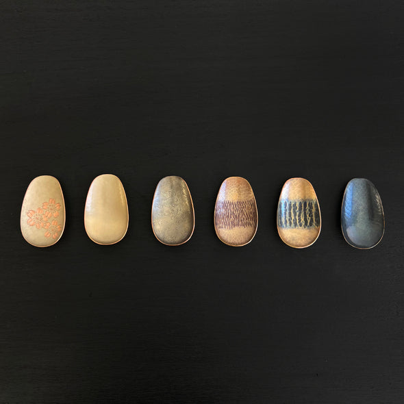 Hand Hammered Copper Tea Scoop Shikishoku