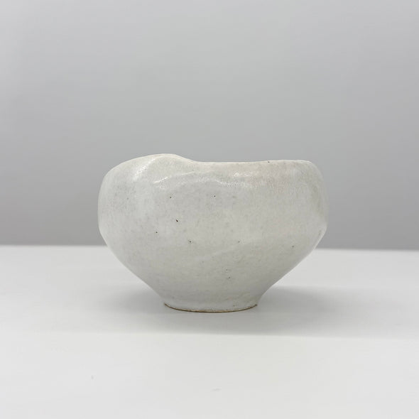 Chawan Tea Bowl White Stone 25A