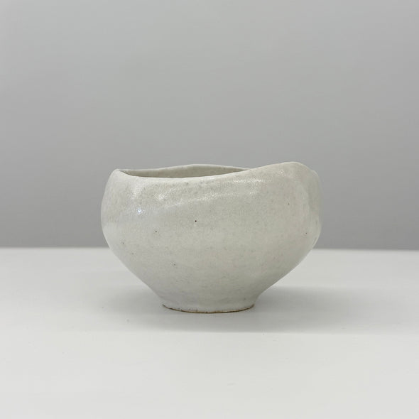Chawan Tea Bowl White Stone 25A