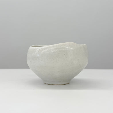 Chawan Tea Bowl White Stone 25A