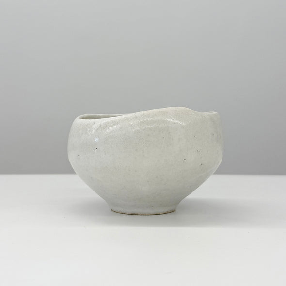 Chawan Tea Bowl White Stone 25A