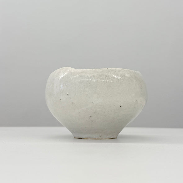 Chawan Tea Bowl White Stone 25A