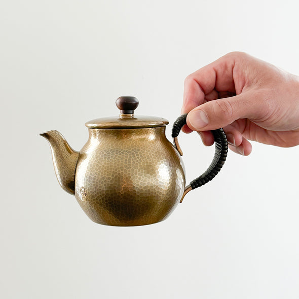 Hand Hammered Copper Teapot 400ml Coppertone