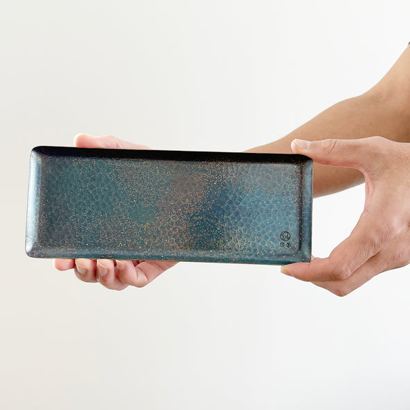 Hand Hammered Copper Tray Chirashi-kin