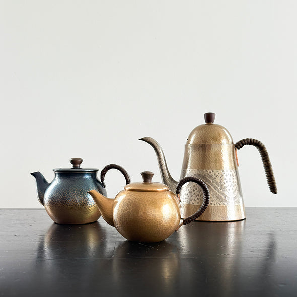 Hand Hammered Copper Teapot 250ml Coppertone