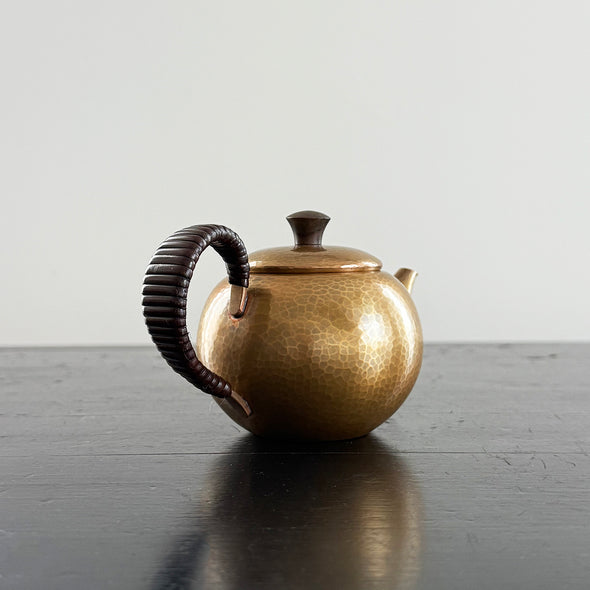 Hand Hammered Copper Teapot 250ml Coppertone