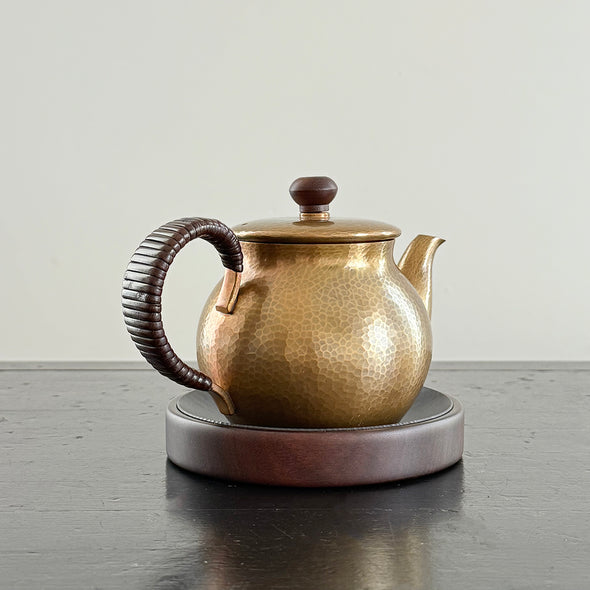 Hand Hammered Copper Teapot 400ml Coppertone