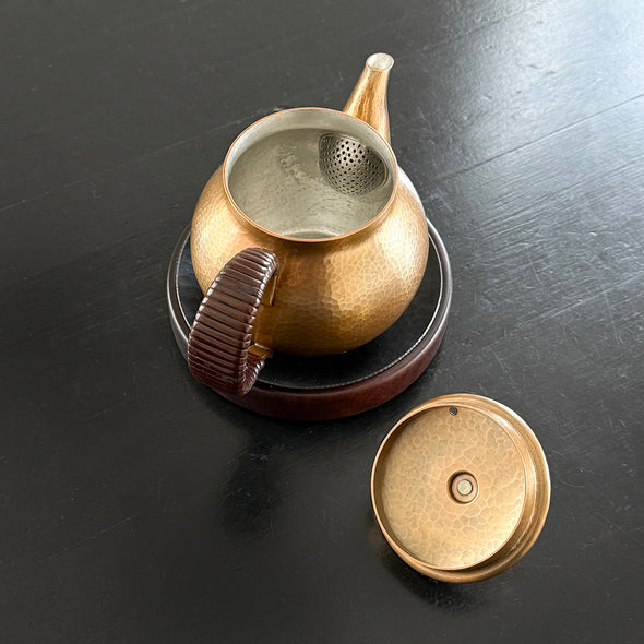 Hand Hammered Copper Teapot 400ml Coppertone