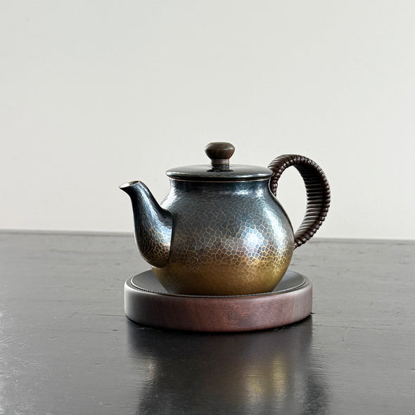 Hand Hammered Copper Teapot 400ml Asayake