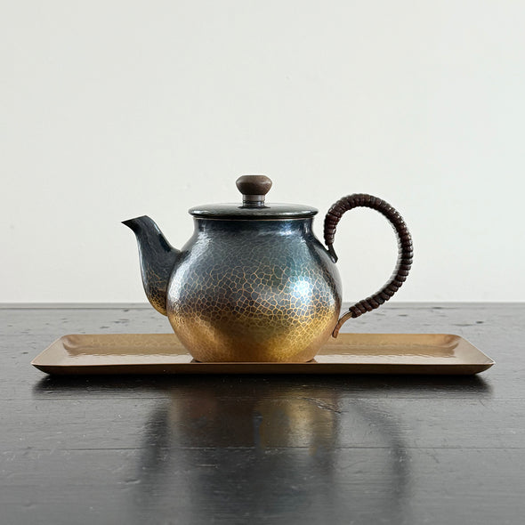 Hand Hammered Copper Teapot 400ml Asayake