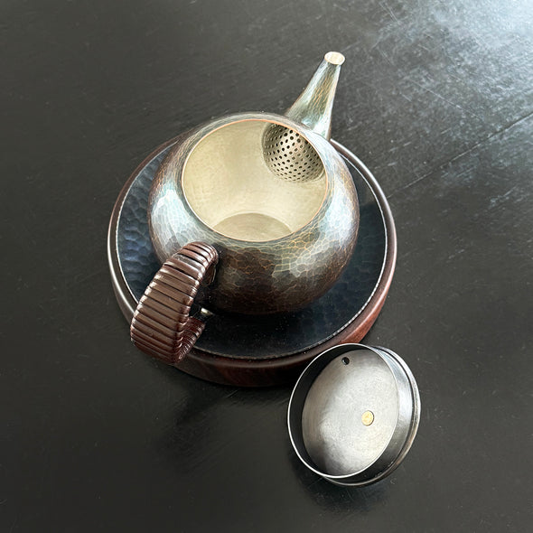 Hand Hammered Copper Teapot 250ml Shikinshoku