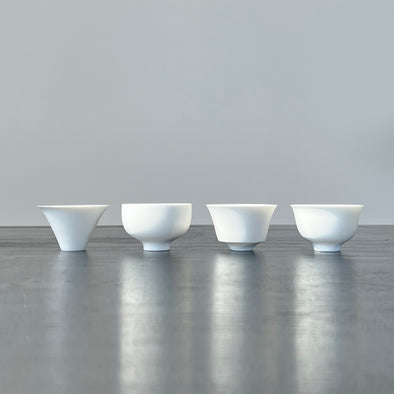 Matte Blanc Gyokuro Teacup Set of 4