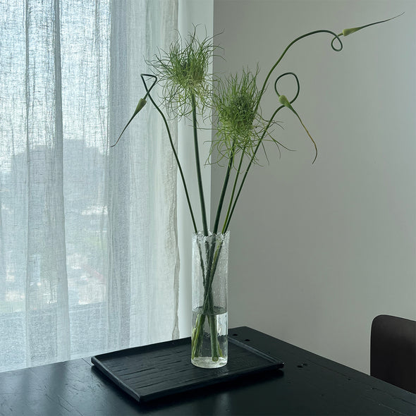 Shiro Tsutsu Glass Vase E5