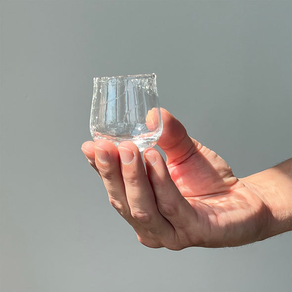 Hyomon 2.4oz Glass Guinomi C3