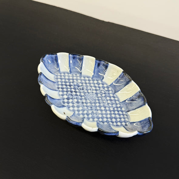 Sometsuke Hana Hishigata Plate # 3