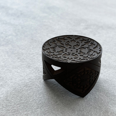 Cast Iron Lid Rest Kaleidoscope