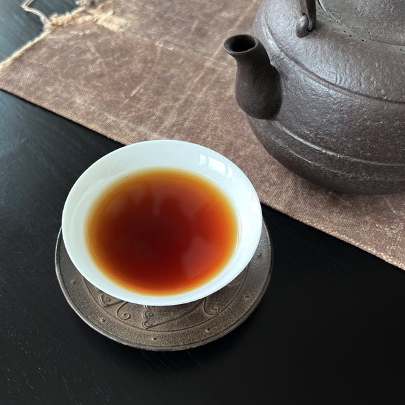 Cast Iron Teacup Saucer Butterfly