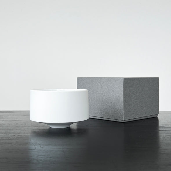 Chawan Tea Bowl Matte Blanc KAKU