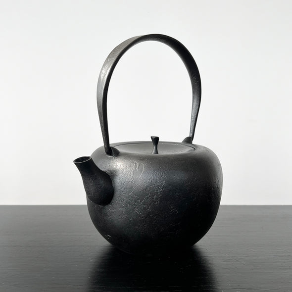 Iron Tetsubin Water Kettle Apple Black