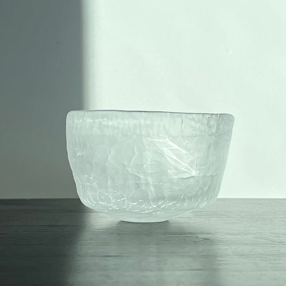 Hiya Glass Chawan Frosted