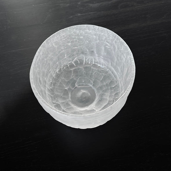 Hiya Glass Chawan Frosted