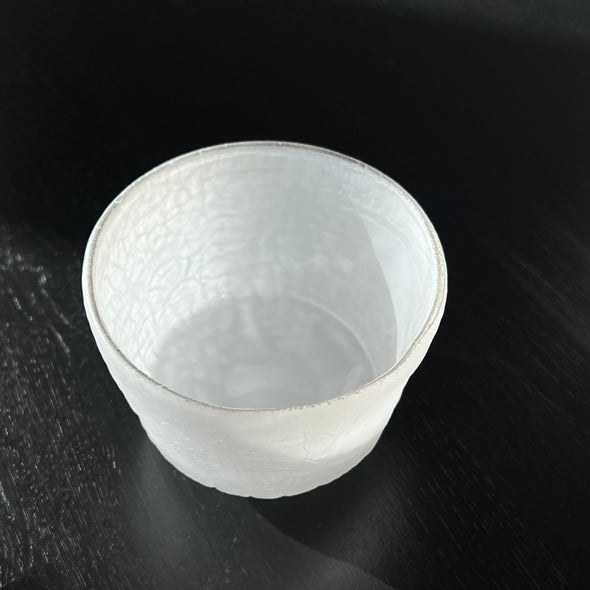 Hiya Glass Chawan White