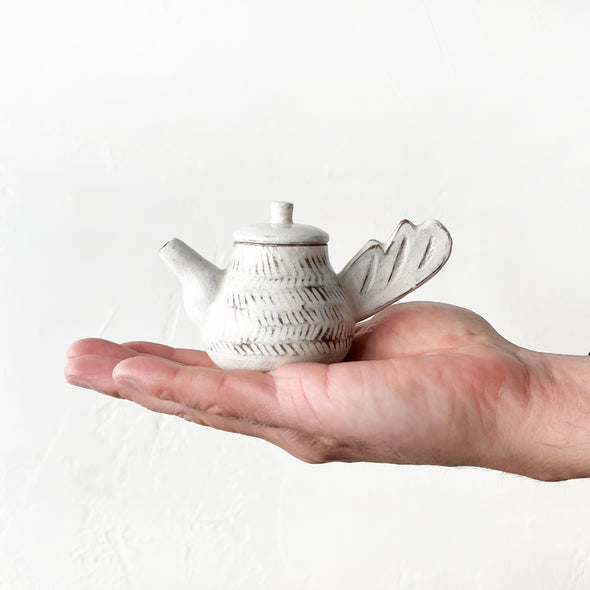 Buncheong Gongfu Bird Teapot #4a