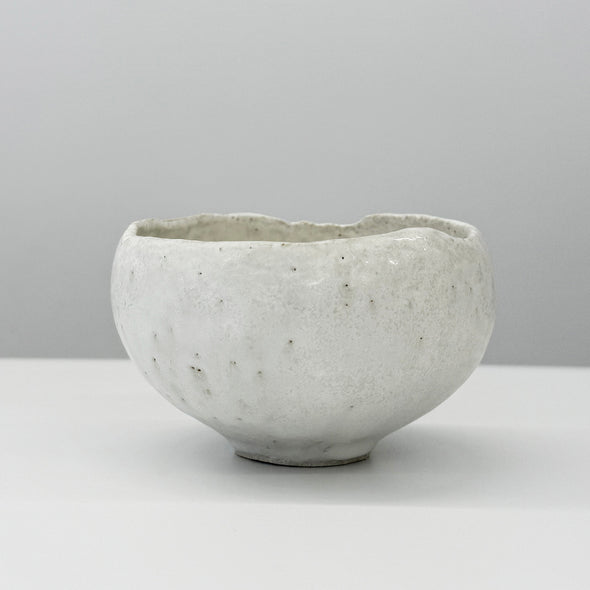 Chawan Tea Bowl White Stone 25A