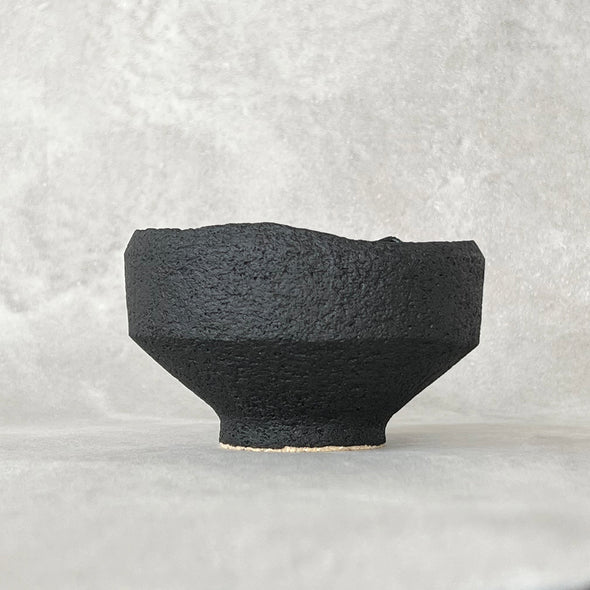 Black Stone Chawan 23-11A