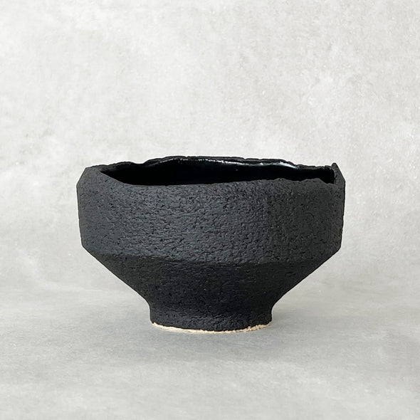 Black Stone Chawan 23-11A