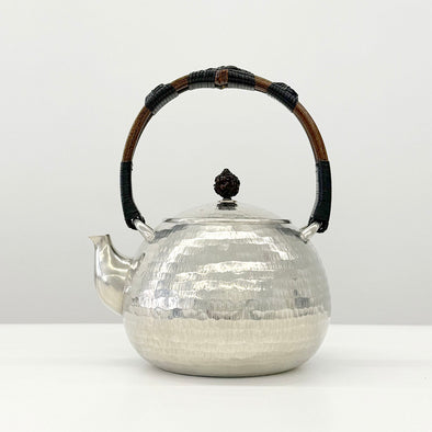 Pewter Teapot Sugime Bodhi Tree Knob