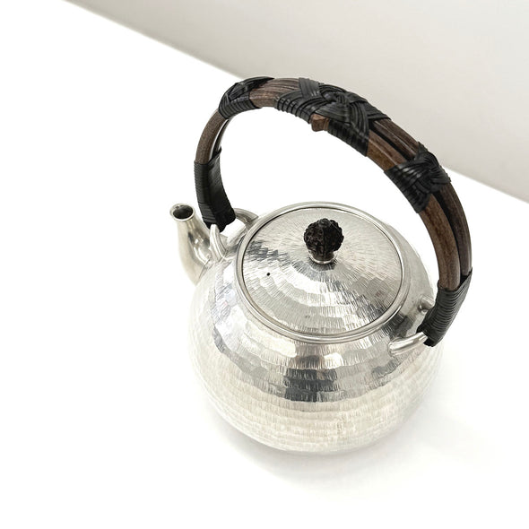 Pewter Teapot Sugime Bodhi Tree Knob
