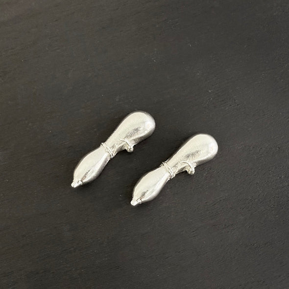 Pewter Gourd Chopstick Rest Set of 2