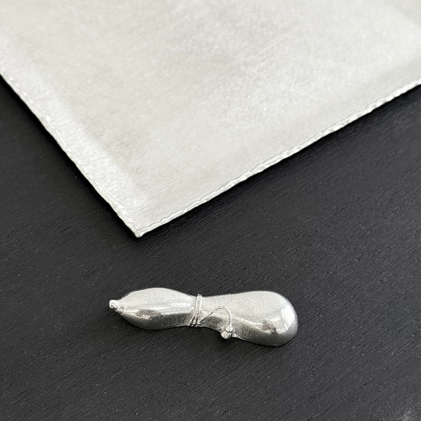 Pewter Gourd Chopstick Rest Set of 2