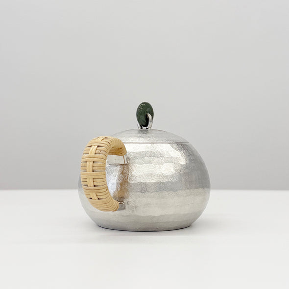 Pewter Teapot Seishi Jade Knob