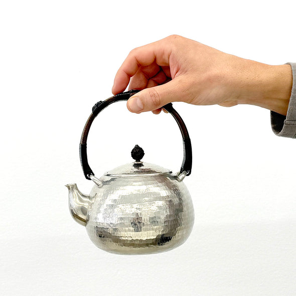 Pewter Teapot Sugime Bodhi Tree Knob