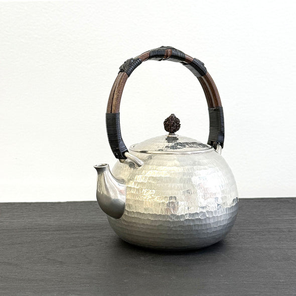 Pewter Teapot Sugime Bodhi Tree Knob